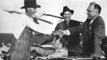 美国第32任总统罗斯福就职（1933-1945）（历史今天lsjt.org）